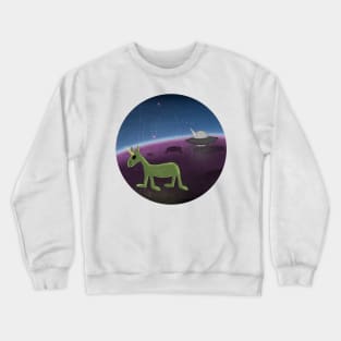 U.F.O. Unicorn Flying Object Crewneck Sweatshirt